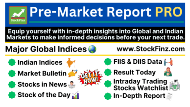 Pre Market Report Pro